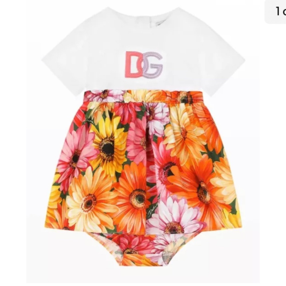 Dolce and Gabbana little girls dress - Gerbera Pop